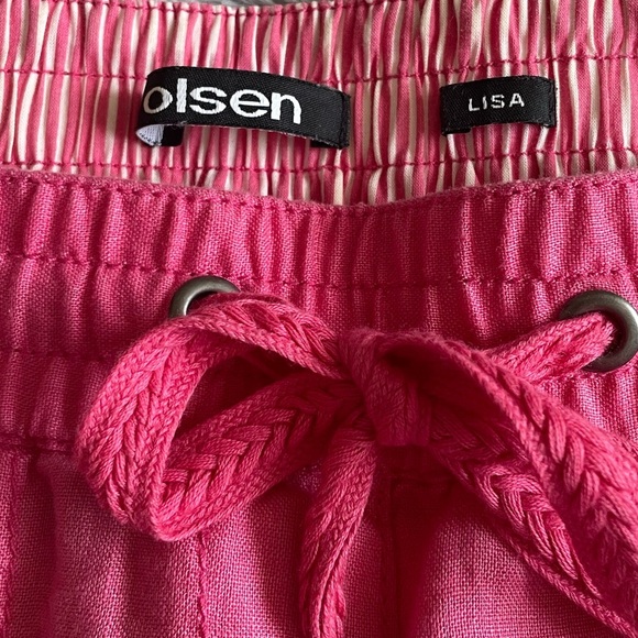 OLSEN | Hibiscus Linen Pants - Picture 3 of 4
